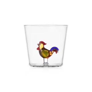 Animal Farm Glass - Rooster