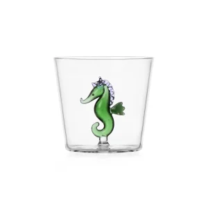 Marine Garden Glass - Seahorse Green