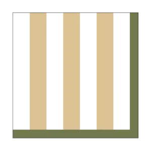 Sand-striped paper napkins x20