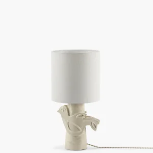Paloma Bordlampe Hvit/Beige
