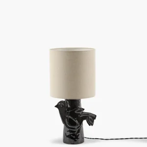 Paloma Bordlampe Sort/Beige