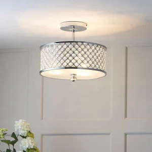 Hudson, Elegant takplafond i krom og krystall