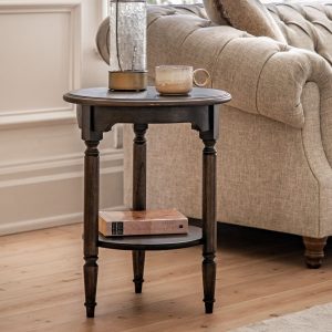 Madison, klassisk sidebord i mørkt tre