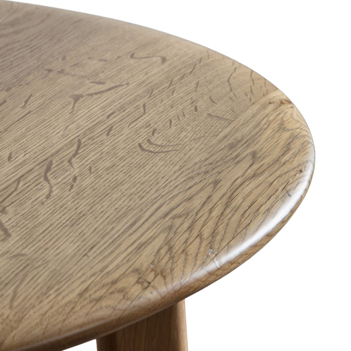 Madrid, stilrent sidebord i retro design, i heltre eik - Image 8