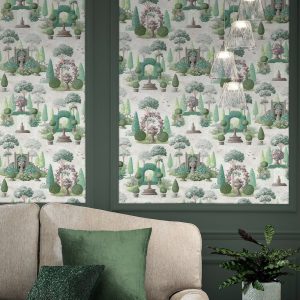 Naunton Folly, spennende &laquo;hage&raquo; tapet fra Laura Ashley