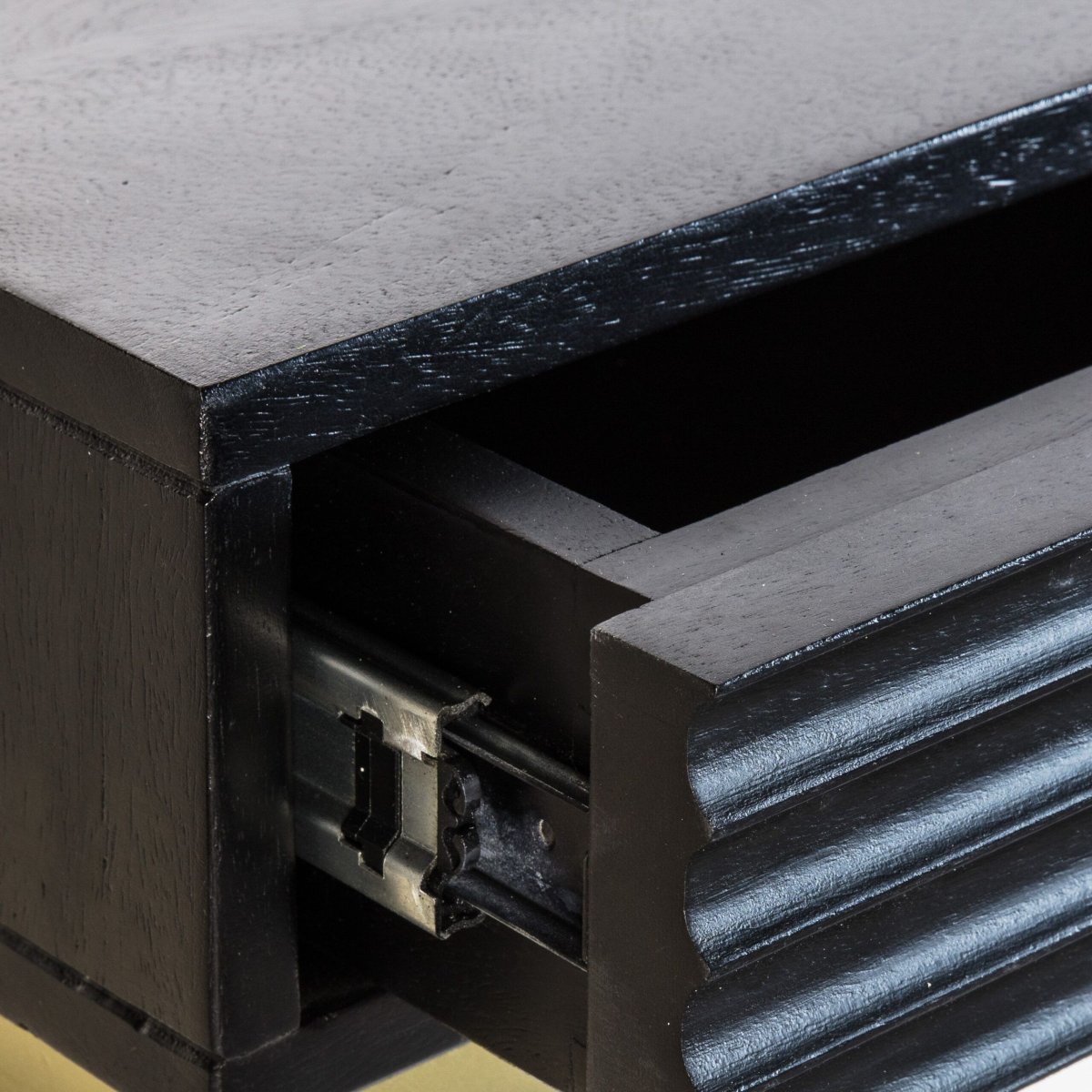Ripple, elegant konsollbord i sort med messingben - Image 6