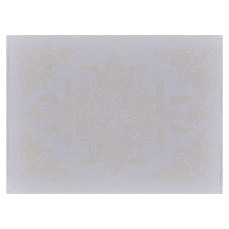 Syracuse, akrylbelagt damaskvevd spisebrikke i beige - Image 2