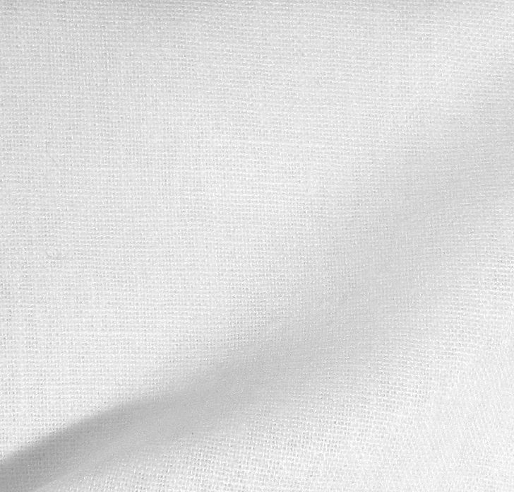Toile de lin, ensfarget vevd linstoff, dobbel bredde – Off white - Image 3