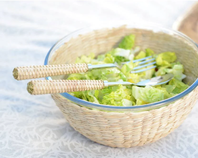 Salatbestikk med flettet håndtak - Image 3