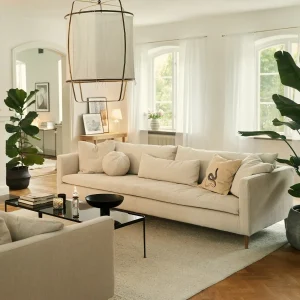 Lill 4-seter sofa, LCV Kord natur